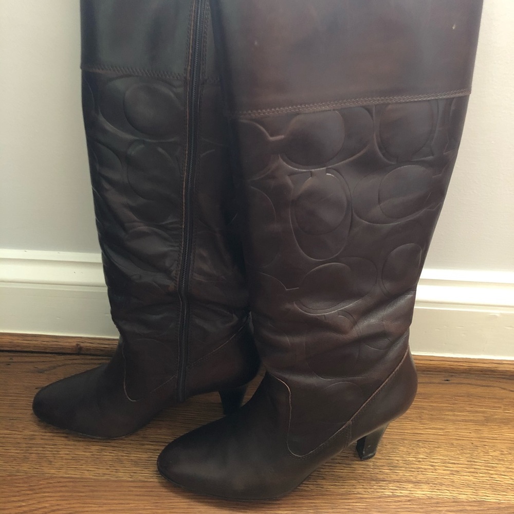 Tall Coach Leather boots